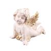 Retro Angel Wings Figurine - Cute Resin Ornament for Weddings & Birthdays
