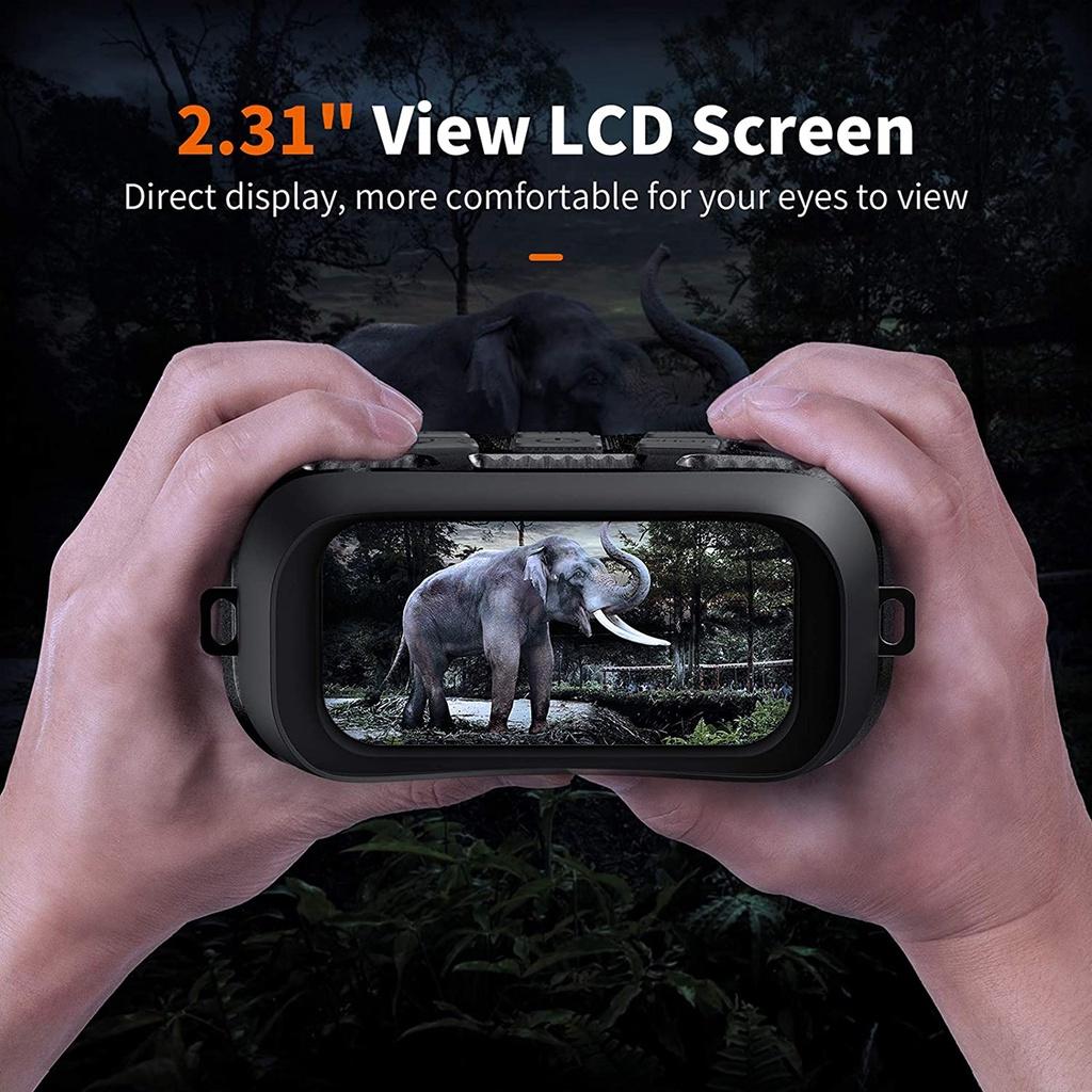 HD Digital Night Vision Binoculars With Video Recording Infrared Day And Night Vision Hunting Binoculars Telescope 196*146*59mm