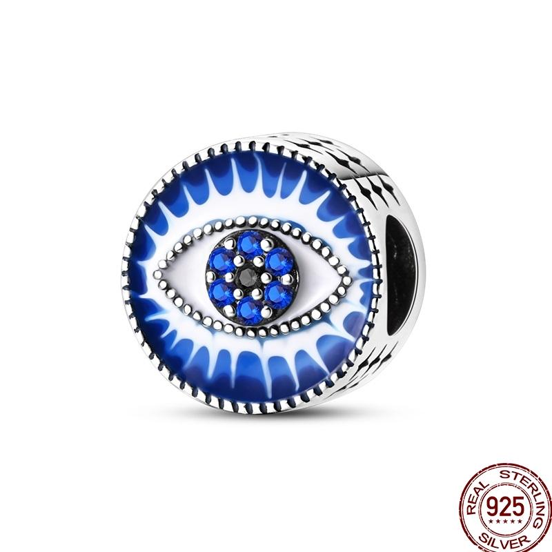Copper Devil'S Eye Fatima Hand Charms Beads Tarot Cards Pendant Fit Original Bracelet Women Diy Jewelry Accessories