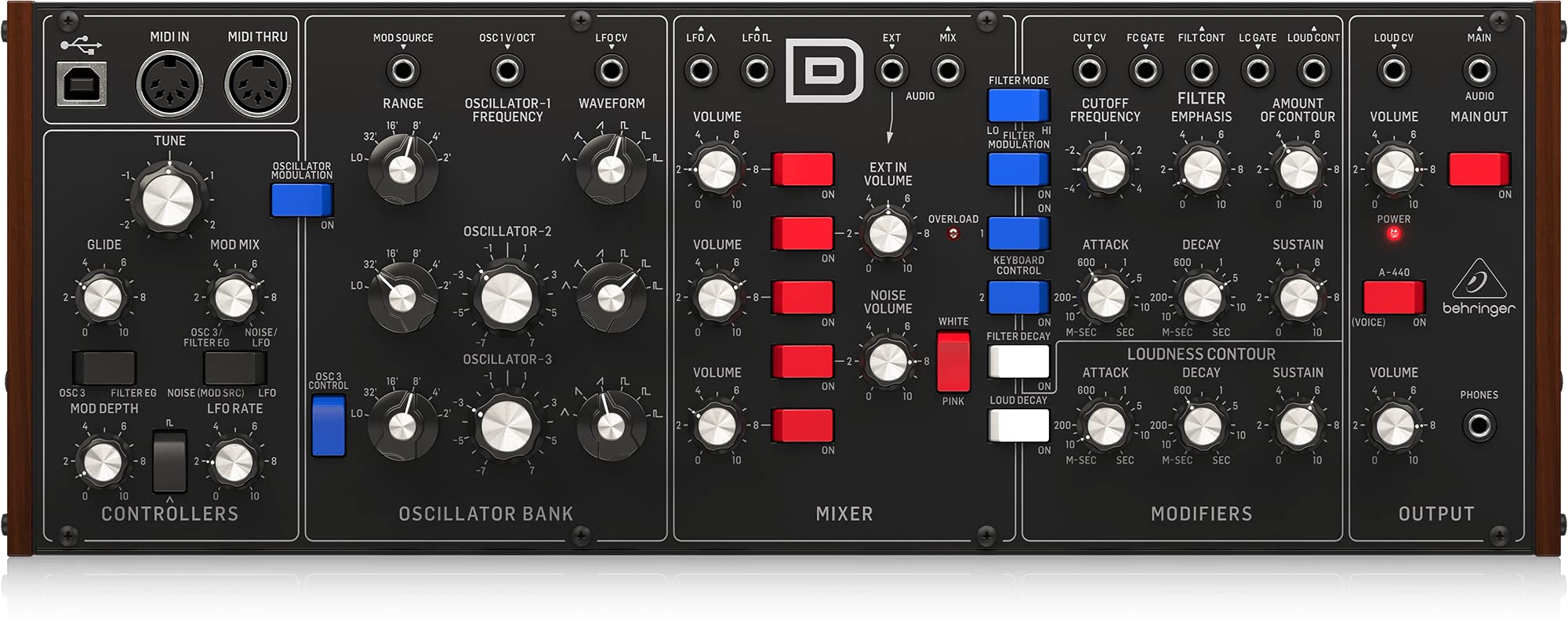

Behringer Analog Synthesizer MODEL D