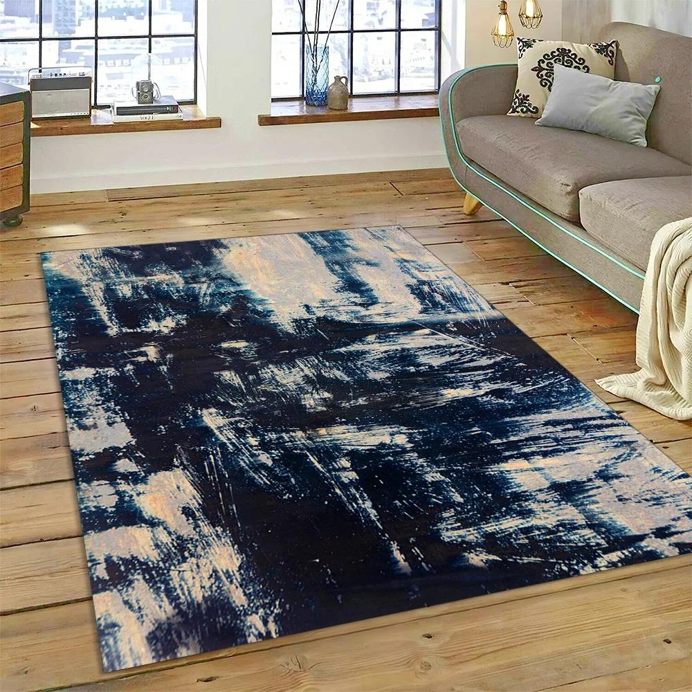 3D Bohémský Abstraktní Moderní Umění Geometrie 27 Styl Nový Koberec pro Obývací Pokoj Ložnici Domácí Dekorace Pohovky, Protiskluzová Podložka na Podlahu
