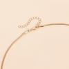 Unconventional Textured Alloy Pendant Necklace Unique Shape Everyday Wear Jewelry For Styles Enthusiasts