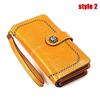Vintage RFID Retro Genuine Leather Women's Long Clutch Wallet
