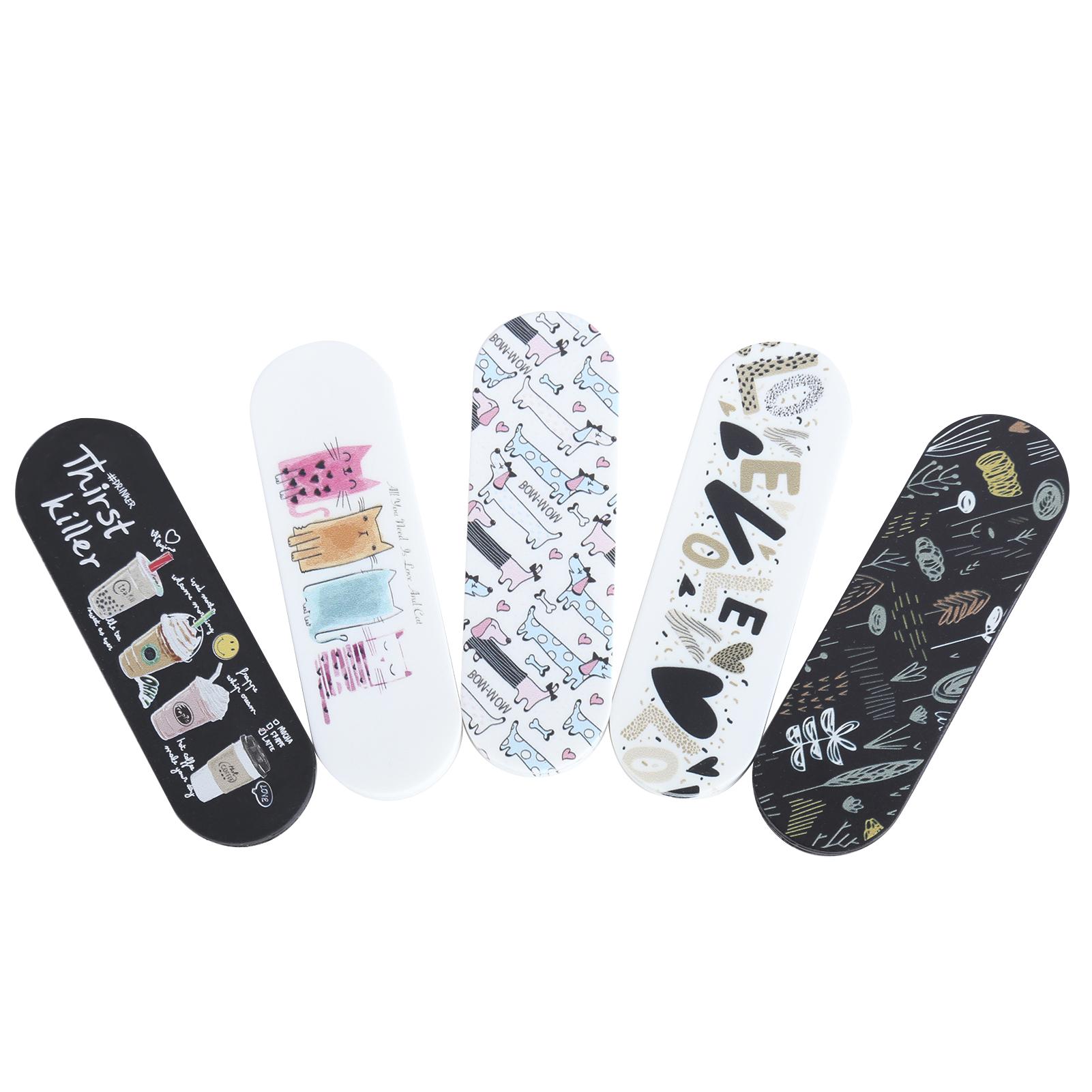 

5Pcs MOMO STICK Smart Phone Adjustable Stand Finger Strap Reusable Stick Gel Pad Holder