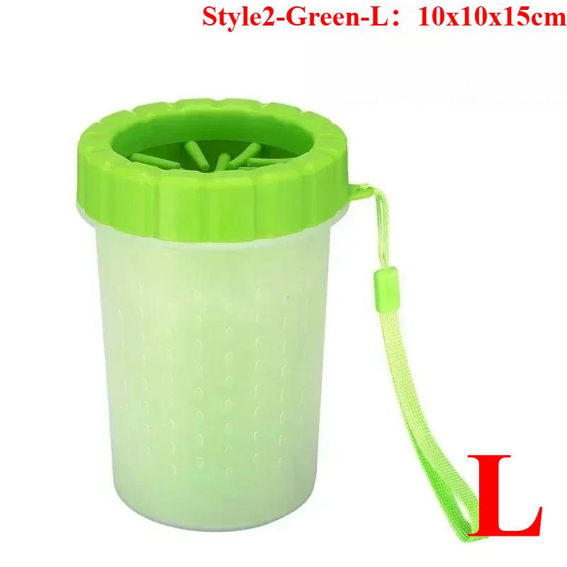 Dog Foot Cup Paw Washer Cleaner Dog Cat Foot Cleaning Brush Soft Silicone Dog Paw Cleaning Dog Paw Cleaning Bucket Accessories
