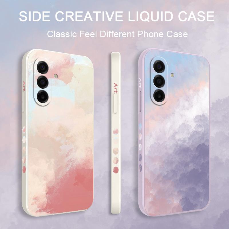 Artistic Patterns Phone Case For Samsung Galaxy A37 A57 Liquid Silicone Cover