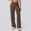 Naked tight yoga pants high waist hip lift straight pants loose and thin outdoor sports running fitness trousers