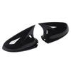 Pair of Glossy Black Rearview Mirror Cover Cap Enhance Vehicle Appearance Replacement for Vauxhall