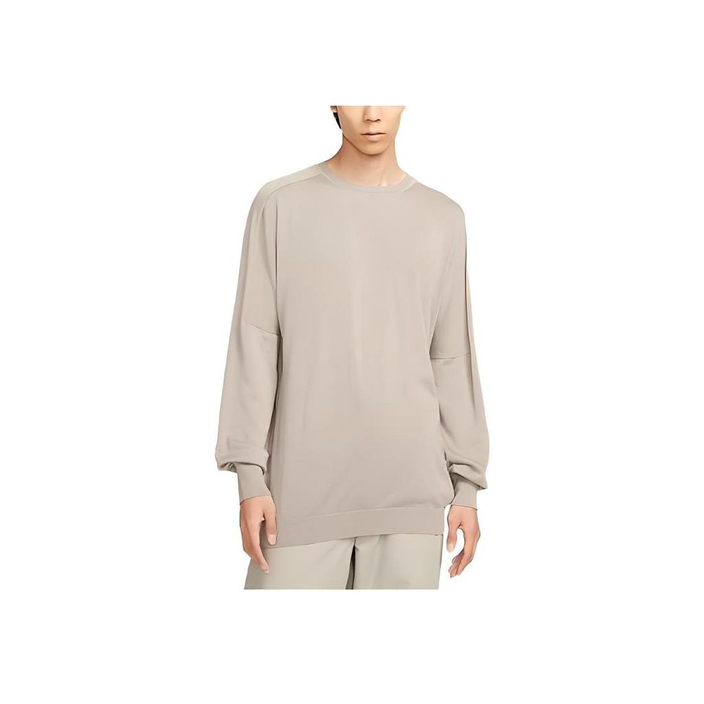 Nike ESC Series Every Stitch Considered Long Sleeve Crew Neck Sweater Men Tops Stone DH2675-230