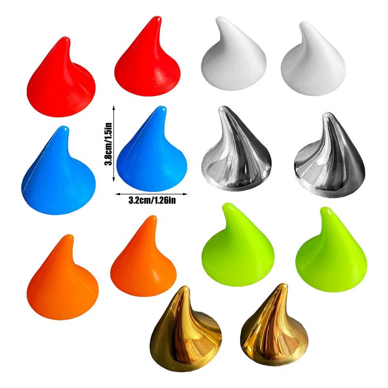Helmet Flair Skiing Gear Calf Horn Set Of 14 Cute Helmet Decoration For Halloween Parties Photography Props Cosplay Theater