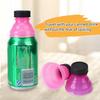 12 PCS Reusable Soda Can Lids - 6 cm Plastic Drink Can Tops for Beer Seltzer Carbonated Beverages - Leak-Resistant Sealing Caps Assorted Colors