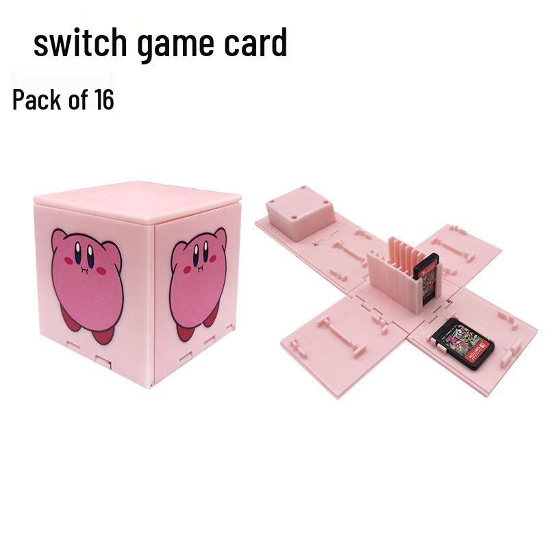 Switch OLED Console Game Card Storage Case - Large Capacity Folding Cartridge Holder