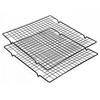 2025+ 2PCS Stainless Steel Cooling Rack Fits Baking Pan, Heavy Duty, Oven Safe for Roasting Cooking Grilling