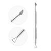 Hot New Dual-ended Manicure Tool Cuticle Pusher UV Gel Clean Stick Triangle Rod Nail Polish Remover