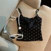 Fashionable Polka Dot with Chest Pads, Strappy Vests, Women's, Backless, Beautiful Back, Outerwear, Anti-glare, Inner Layer with Chest Wrap, Top