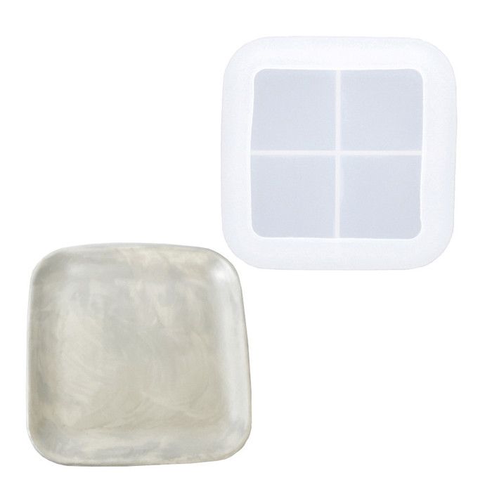 MOULE EN SILICONE COUPE 11CM - CARRE