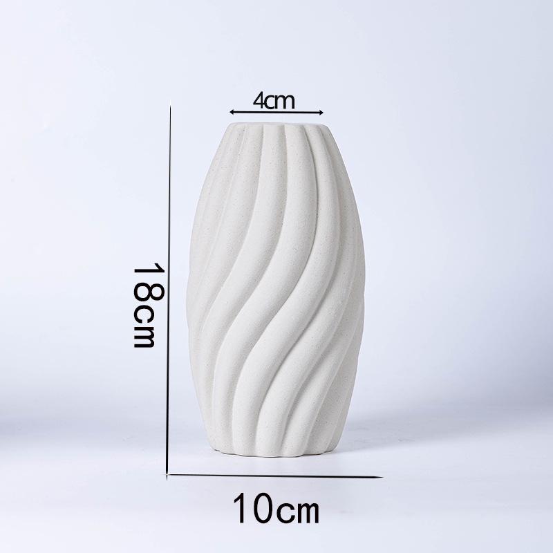 European Luxury Ceramic Decorative Vase for Dried Flowers - Creative Soft Furnishings Ornament