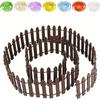 Succulent Wooden Fence Micro Landscape Ornaments Mini Small Fence Landscaping Fence Tools