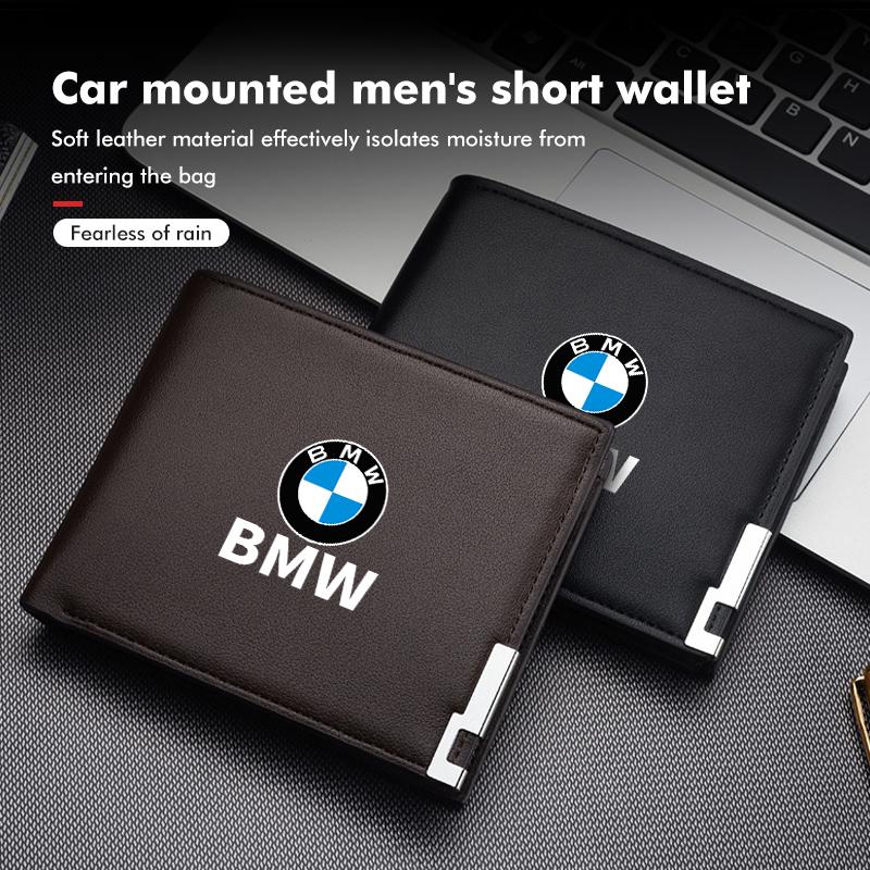 QNLT6 Car Mounted Driver License Holder Wallet Luxury Leather Design For BMW G30 G20 M3 M5 E91 E92 E93 E36 E70 X3 X4 X5 X1 E39 F30