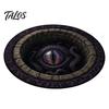 Scary Home Decor Rug Halloween 3D Visual Rug, Creepy Depth Round Area Floor Washable Non-slip Mat for Living Room Bedroom Non Slip Door