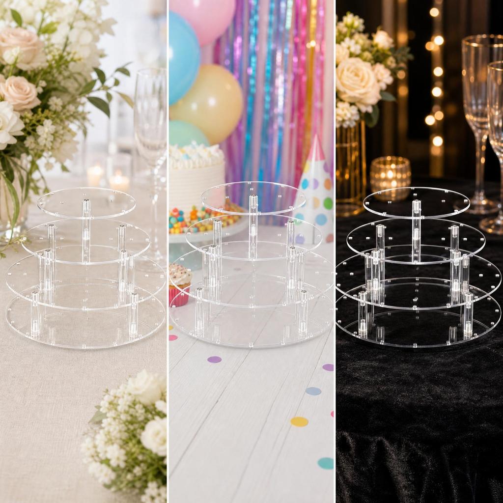 Tiered Sucker Holder with 36 Holes Detachable for Parties, Celebration Events