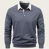 Men S Long Sleeve Polo Shirt Casual European Size High Quality Autumn