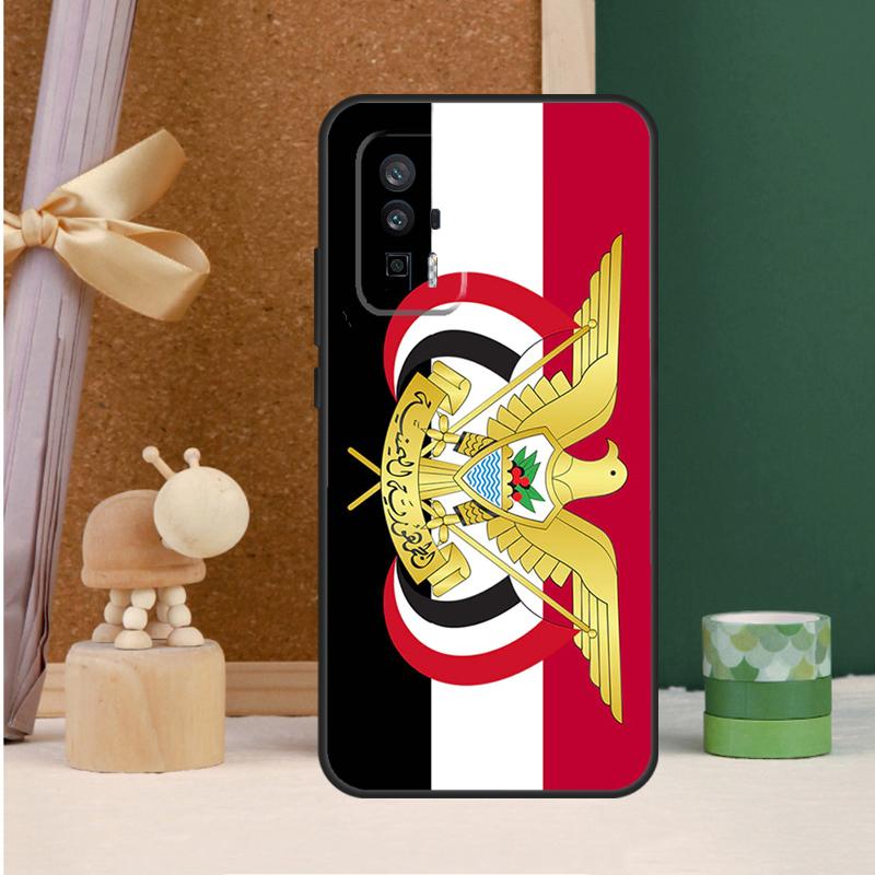 Yemen Coat of Arms Flag Case For Xiaomi 14 15 Ultra 15T 13T 14T 17 Pro Max POCO F8 Ultra F7 F5 F6 X5 X6 X7 Pro Cover