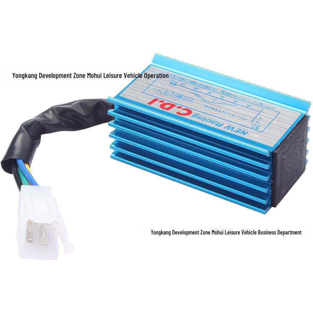 Quad ATV Todoterreno Modificado Azul 50CC-125CC con Bobina CDI de Encendido de Cinco Pines