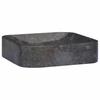 Vidaxl Sink, Black, 40X40X10 Cm, Marble