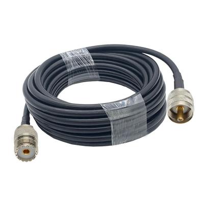 RG58 Cable PL259 UHF Male To UHF Female SO239 Cable PL-259 To SO239 RF Coaxial
