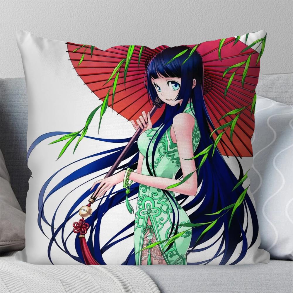 1PC Xiao Xun Er Animation Fights Through The Heavens Pillow Case Square Pillow Bedroom SofaCar Living Room Home Decoration 40X40