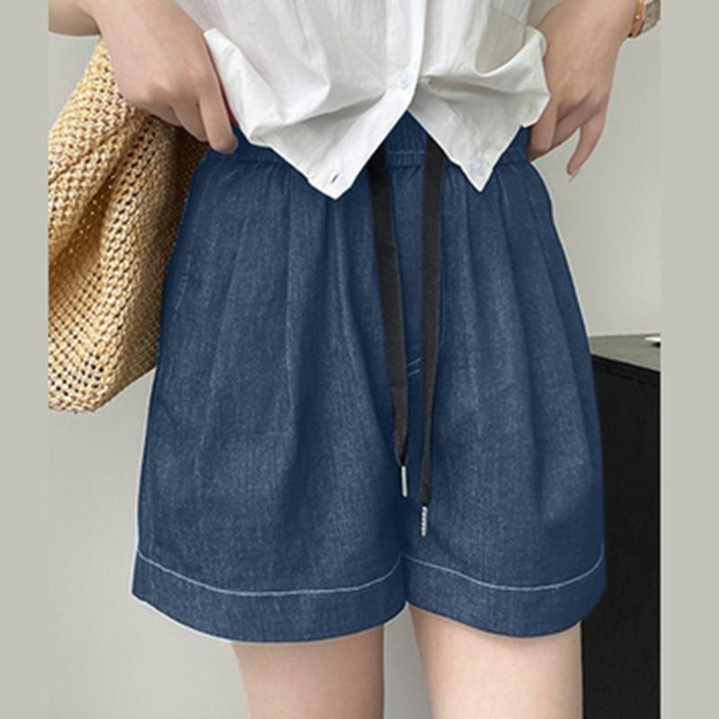 ZANZEA Sieviešu brīvi vasaras šorti ar elastīgu jostasvietu