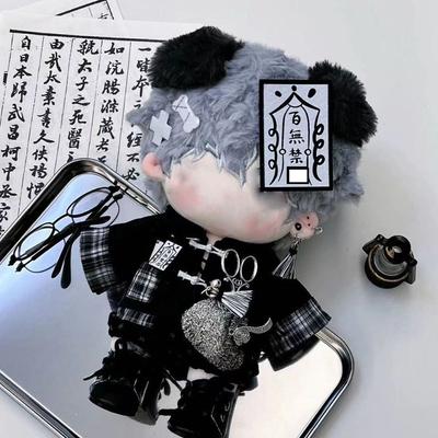 20CM Puppenkleidung Puppenzubehör Spielzeugpuppe Chinesisches Kleid Set Foto Requisiten Umkleidespiel Mini Hanfu Anzug
