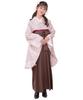 KYOETSU Hakama Size for Elementary School Graduation Junior Twilight Peony Hakama String Size Set, Gorgeous, G, Girls, Ceremony, 4-Piece Set, (1.