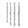 4Pcs High Performances Eccentric Drill Bits for Masonry Glass and Wood Cut with Carbide Tips and 1/4" Hex Shank Design