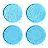 Multifunctional Coaster Silicone Mold Vintage Flower Mats Silicone Mold Ornament Gift for DIY Epoxy Making Cups Crafts