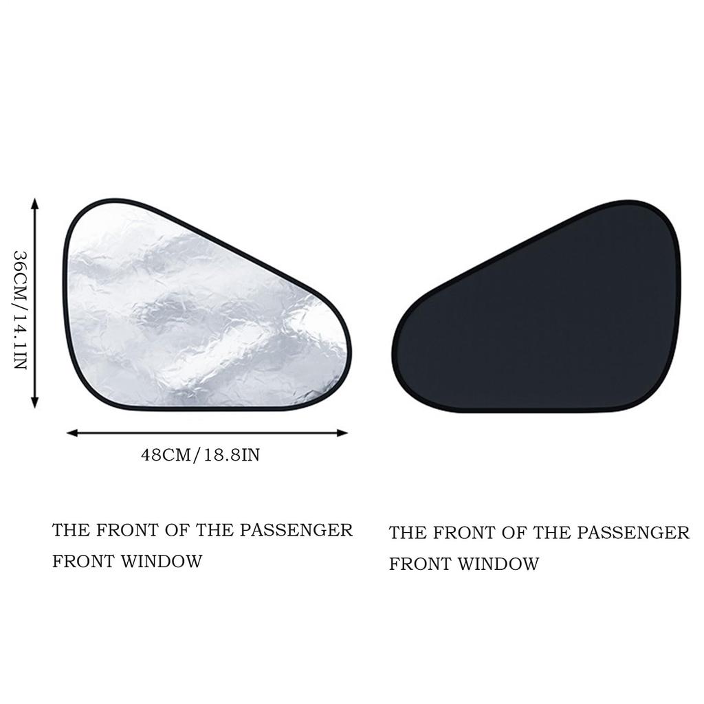 Car Window Sun Shade - UV Protection Arch Edge Truck Window Shades, Protection Car