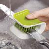 U-shaped oboustranný kuchyňský čisticí kartáč, drhnoucí kartáč