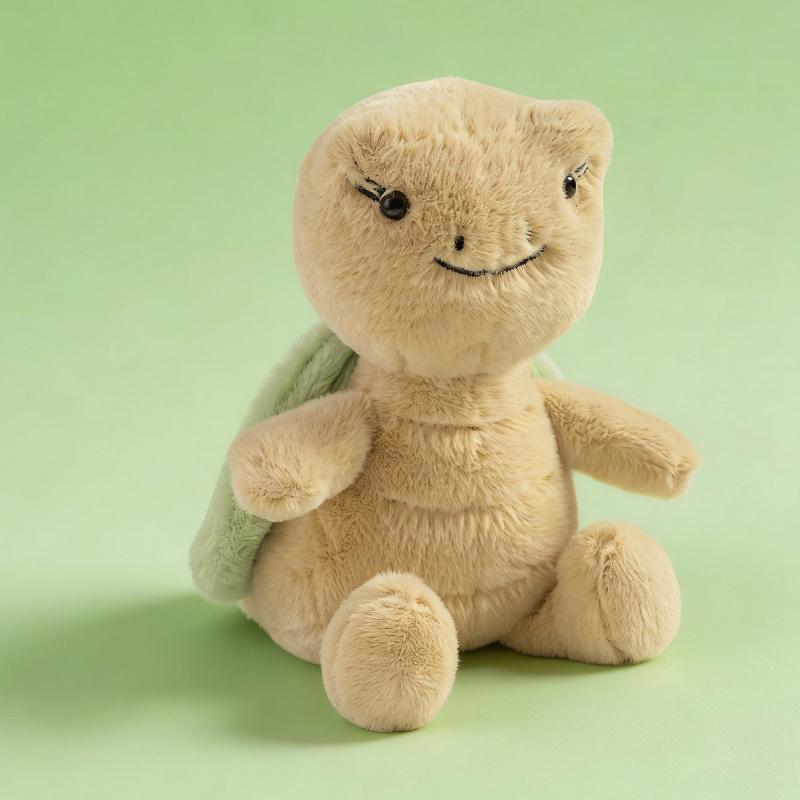 Favorite Toy Unisex Kids 1Pc 13Cm Lovely Turtle Peluche Toy Kawaii Fluffy Tortoise Plushie Doll Stuffed Soft Animal For Kids Birthday Gift