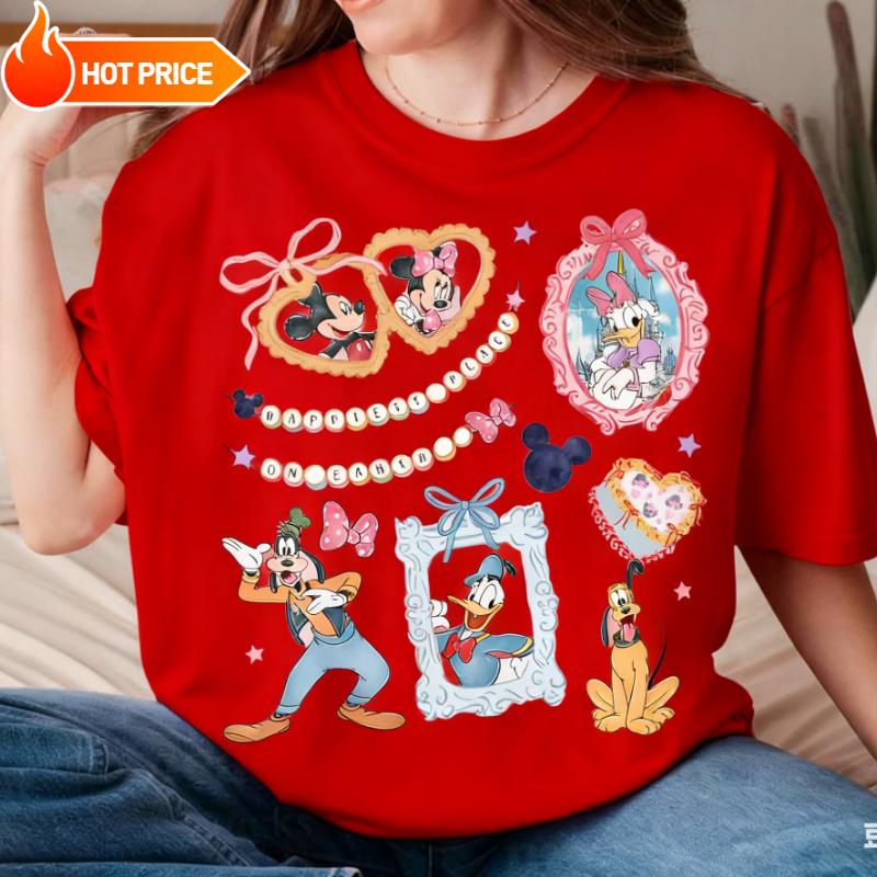 Boy Girl   Mickey Mouse 2025 Summer Tshirt Family Parentchild Oversized Casual Loose Unisex Women Short Sleeve Tee Top Y2k