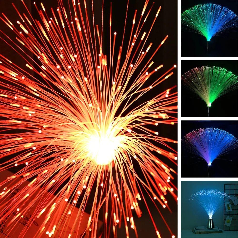 Optical Fiber LED Light Color-Changing Atmosphere Lamps Home Decor Night Lights
