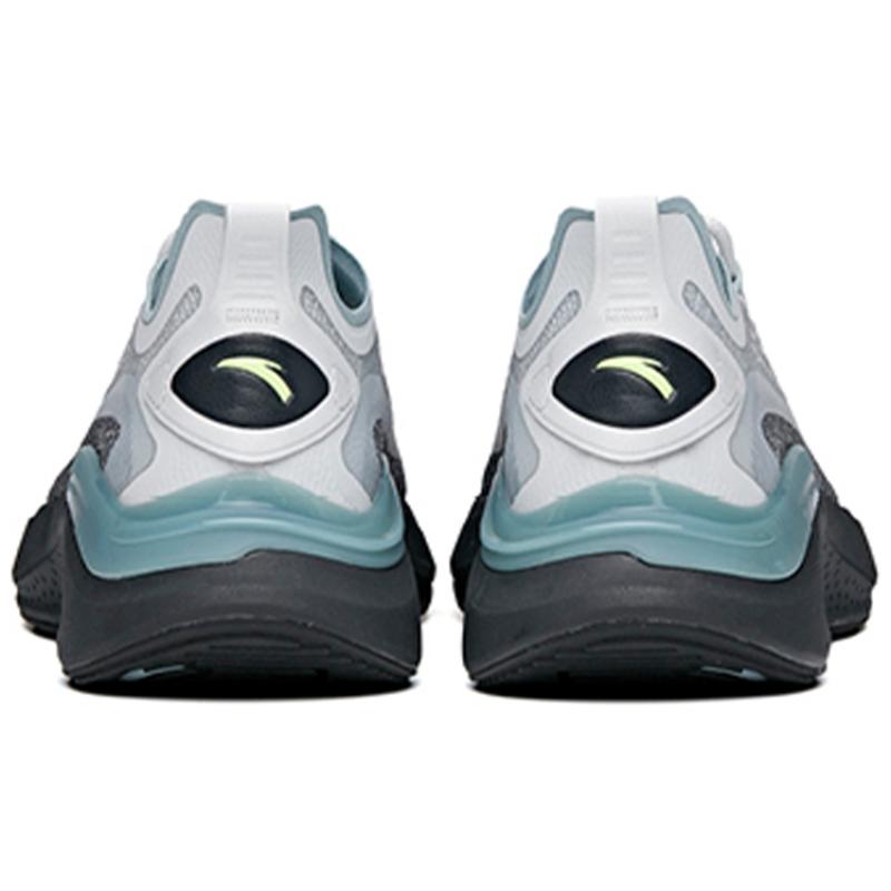 Anta Fast Cushioned Slip-Resistant Abrasion-Resistant Breathable Low-Top Running Shoes Men's Gray Blue Sneakers 912125536-3