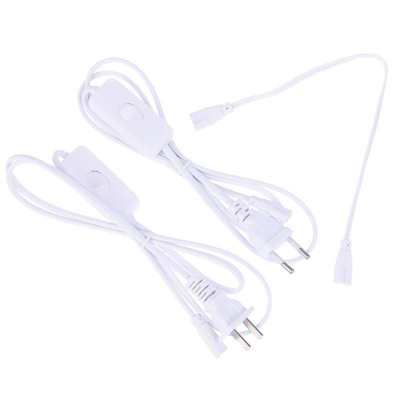 Tube T5 Us /Eu Plug Switch Cable 1.2M Power Adapter 110V 220V 230V Lighting Accessory 30Cm Connection Wire For Led Lamp