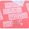 Cute Cartoon Hand-Painted Hollow Newspaper Template & DIY Drawing Ruler Set for Kids