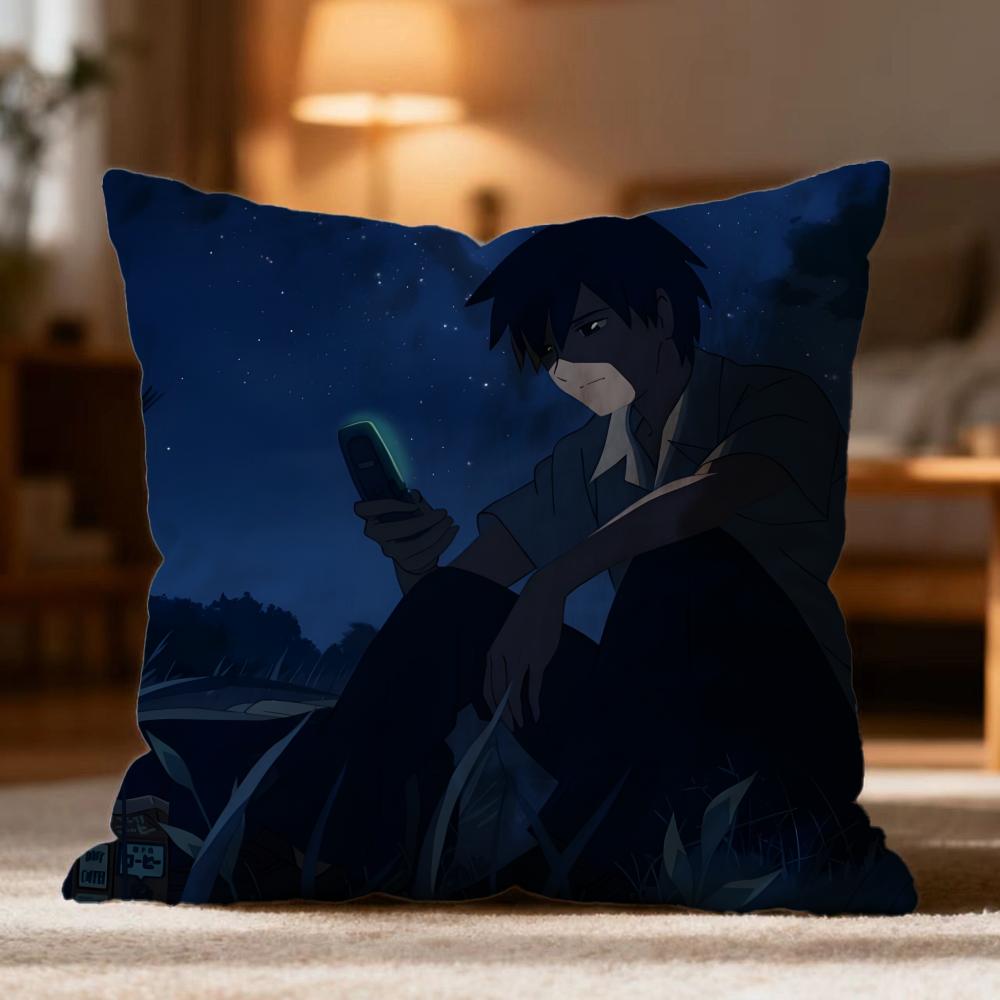Hot F5 Centimeters Per Secondes Cushion Cover Soft Washable Pillow Case Multi-Scene for Couch Bed Travel Office Use