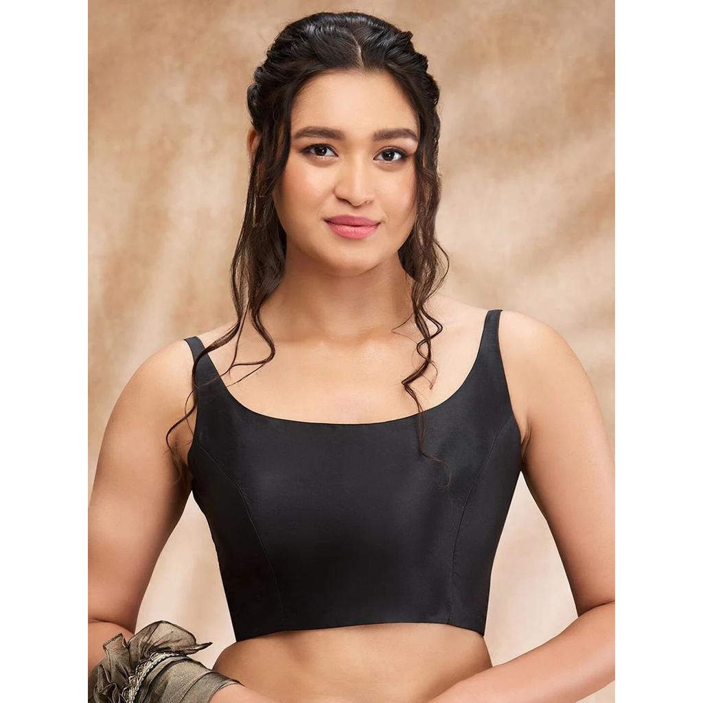 Women Sleeveless Square Neck Blouse Indian Bollywood Party Wear Stitched Choli