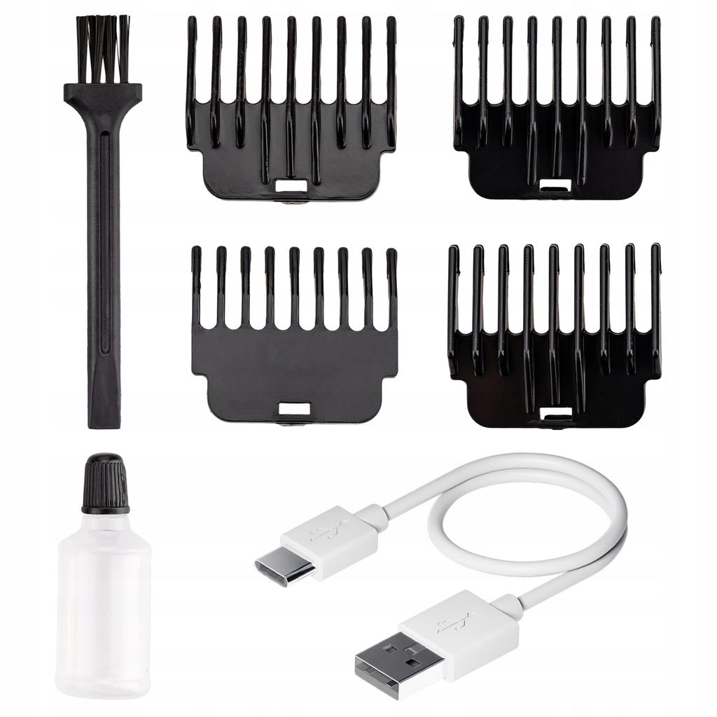 Cordless Hair & Beard Trimmer, 4 Attachments, 90 Minutes of Runtime