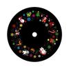 Festive LED Snowflake Projection Lamp with 16 Patterns - USB Halloween & Christmas Atmosphere Rotating Stage Light