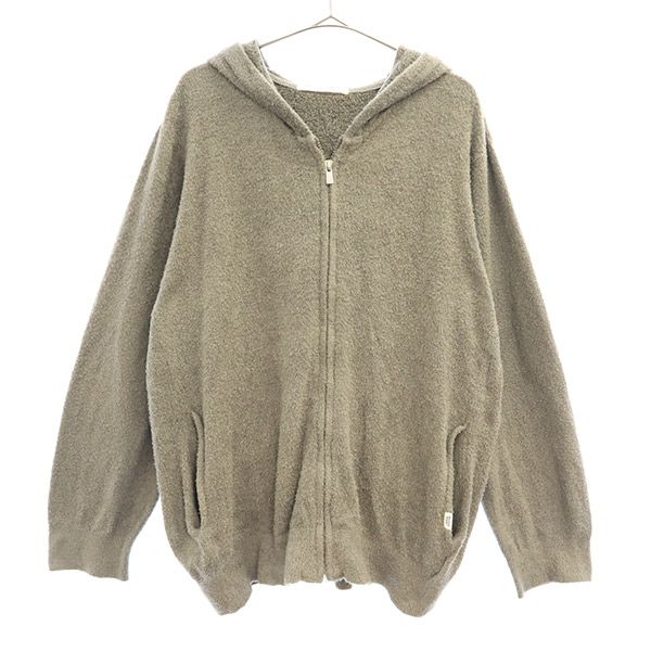 GELATO PIQUE HOMME Long Sleeve Room Wear M Gray Gelato Pique Zip Hoodie Men's Used