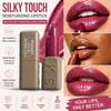 Kiss Lipstick Metallic Shine Glitter Lipstick Moisturizing Smooth Velvet High Pigment Non Grainy Comfortable Lip Makeup for Women